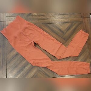 Free People Good Karma Leggings Terracotta Orange Color M/L